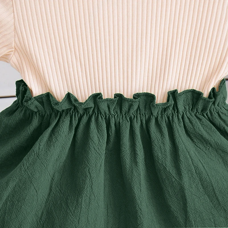 

Summer Girls Clothing Sets Baby Kids Clothes Suit Children Short Sleeve Dress +Pants 2Pcs Set Cartoon Rabbit Roupas Meninas