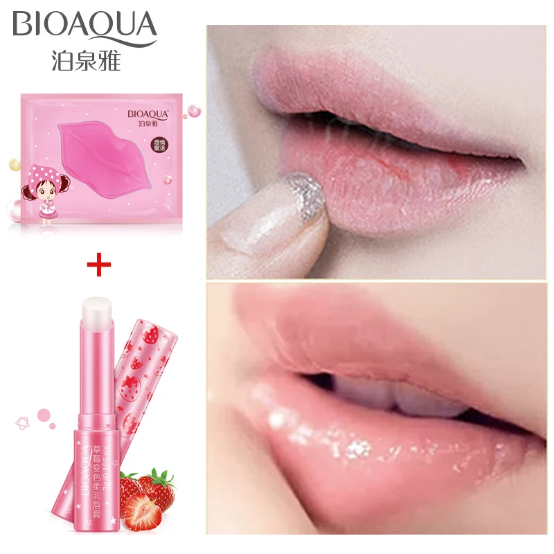 Bioaqua/коллагеновая кристаллическая коллагеновая губная пленка увлажняющий