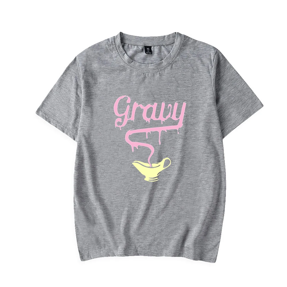 Мужские футболки в стиле Харадзюку летние с коротким рукавом и надписью Yung Gravy 2D