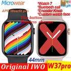 Оригинальные Смарт-часы IWO13 pro w37 pro Series 7 с двумя кнопками, BT, звонки, блокировка паролем, мужские Смарт-часы с беспроводным зарядным устройством vs W37 W46