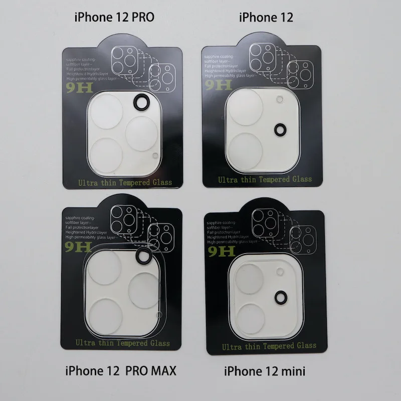 

2pcs Tempered Glass Camera Lens Screen Protector for IPhone 12 Mini Pro Max Full Cover Protectors for iPhone 11Pro Max X XS Max