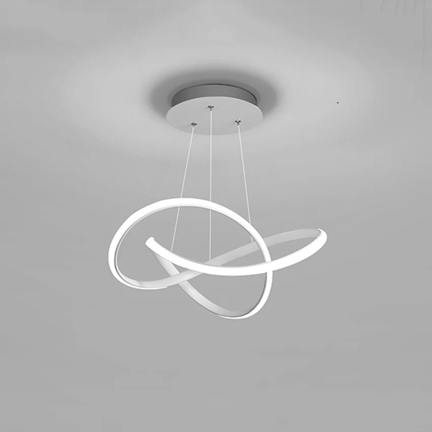 

Modern Led Chandelier White Led Hang Lamp Hotel Lobby Living Room Suspension Restaurant Bedroom Luminaire Lighting Fixtures