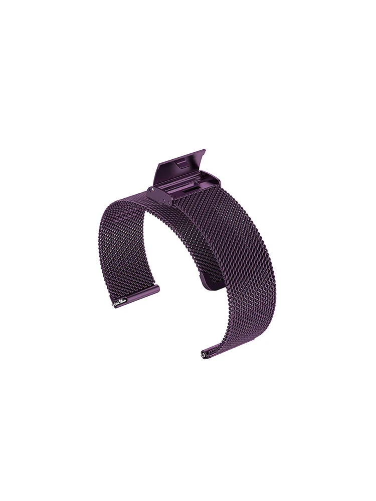 

New 18mm Stainless Steel Leather Silicone Wristband Strap Bracelet For vivoactive 4s