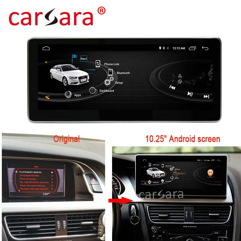 4+ 64G Android головное устройство стерео электронная система для Audi A4 A5 2009- с Audi концертная/Симфония радио gps навигация