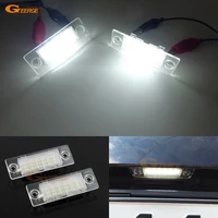 for skoda superb 2002 2008 excellent ultra bright smd led license plate lamp light lamp no obc error car accessories