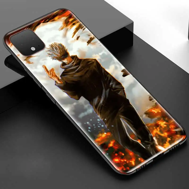 

Anime Jujutsu Kaisen Phone Case for Google Pixel 4 XL 4A 5G Pixel 5 Luxury Soft Silicone Fundas Black Cover Coque Shell Capa Bag