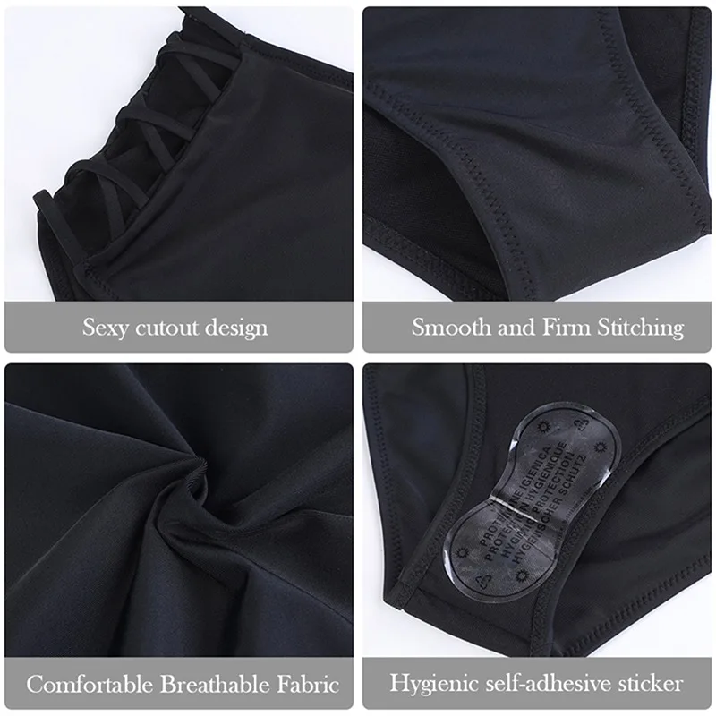 Женские сексуальные бикини с кружевными лямками по бокам купальный костюм