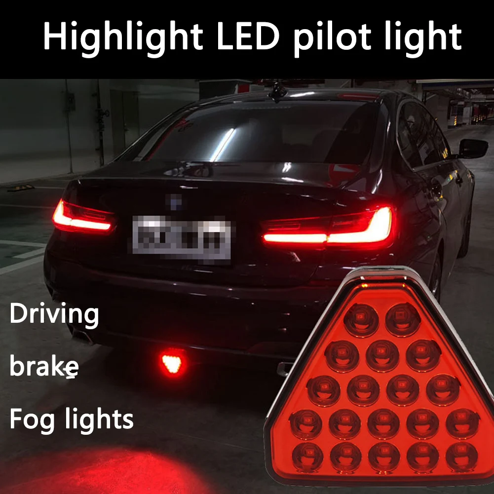 12V автомобильный тормоз светильник анти столкновения задний конец лазерный
