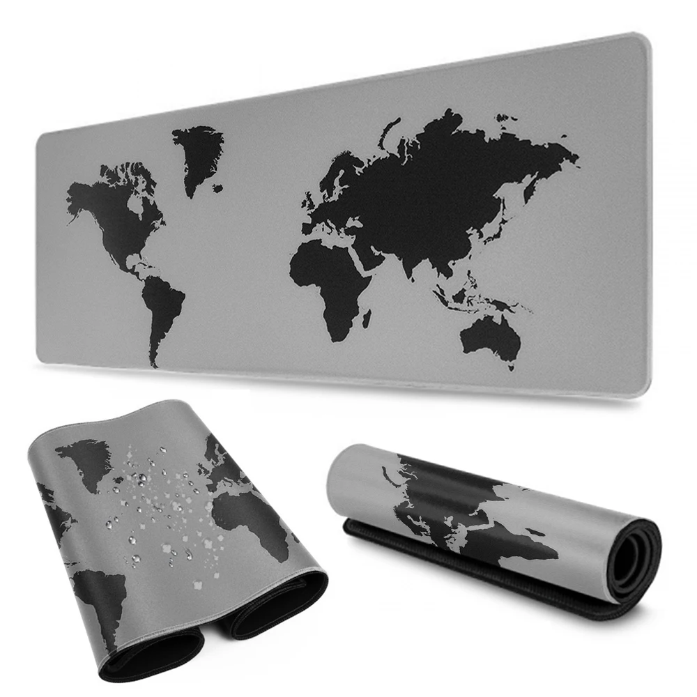 

ZUOYA Hot Sell Extra Large Mouse Pad Old World Map Gaming Mousepad Anti-slip Natural Rubber with Locking Edge Gaming Mouse Mat
