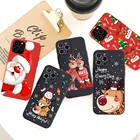 Роскошный Рождественский чехол для телефона iPhone 11, противоударный чехол для iphone 13 12 Pro Max 7 8 Plus SE20 6S X XS XR, мягкие чехлы из ТПУ