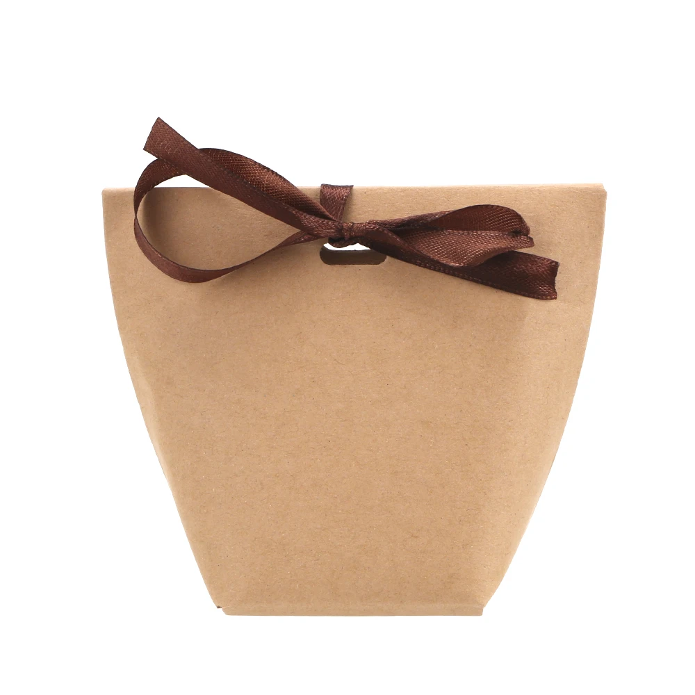 Белая черная сумка для конфет 50 шт. |