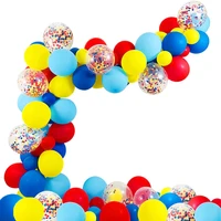 carnival circus party supplies balloons garland arch kit pastel latex balloon for baby shower boy birthday party decoration