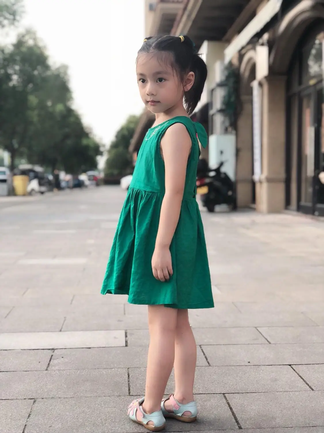 Сарафан детский с вышивкой на спине Возраст 3-12 лет | Детская одежда и обувь