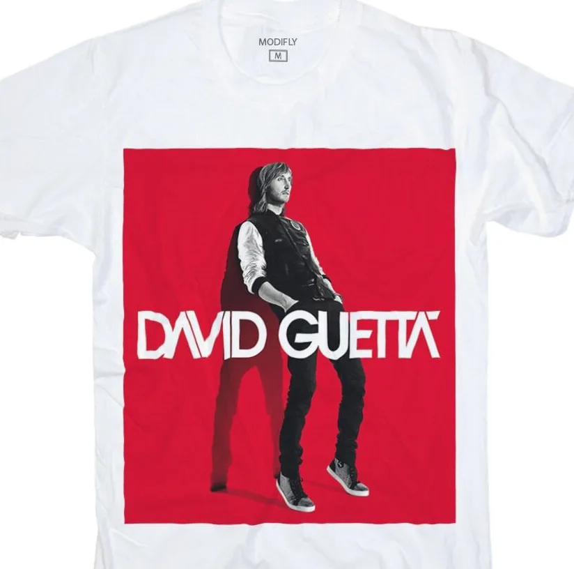 Nwt David Guetta Dj новая волна One Love Мужская и женская белая футболка S M L XL наивысшего