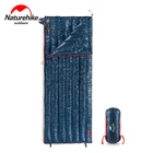 Сверхлегкий спальный мешок Naturehike из гусиного пуха, Осень-зима, теплый прошитый одиночный спальный мешок, телефон