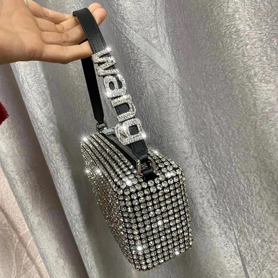 

2021 New Rhinestone Handbag for Women Bag Diamonds Shoulder Bag Purse Ladies Female Crossbody Bag shining diamond bag