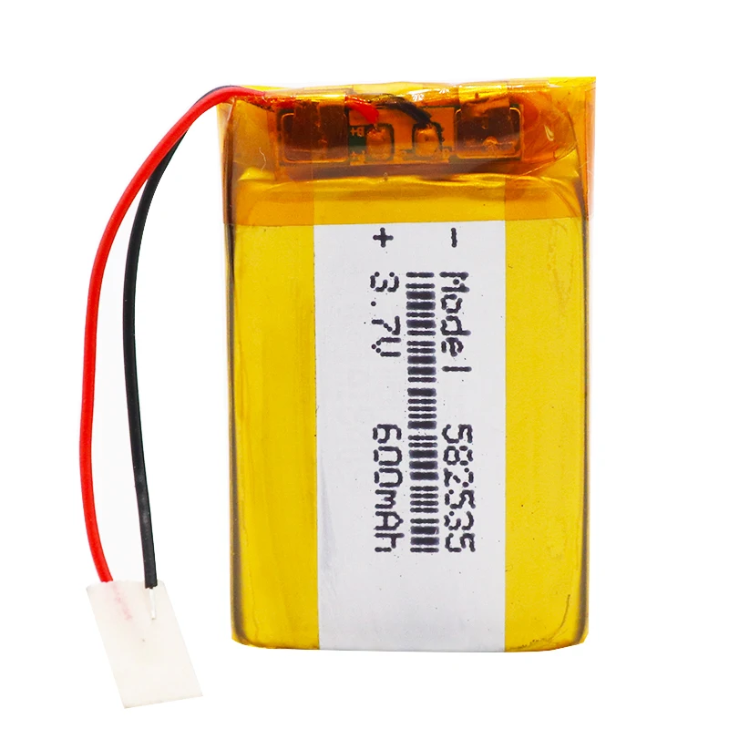 3 7 V 582535 600 mah MP3 колонки литий ионная батарея умный дом полимерная для dvr GPS mp3 mp4 DVD