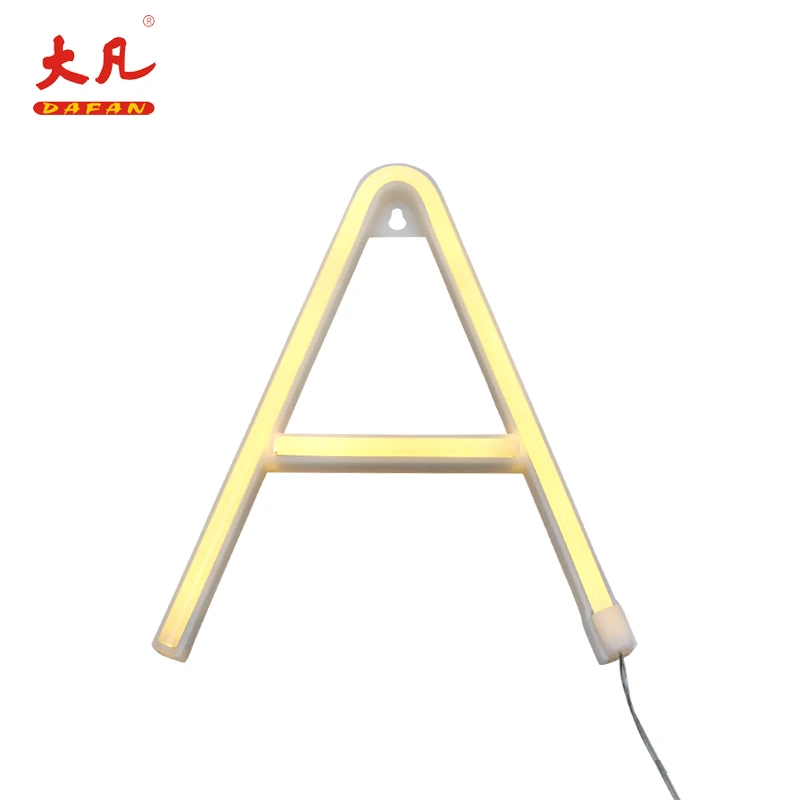 Светильник ящиеся настенные украшения алфавит неоновые светящиеся буквы