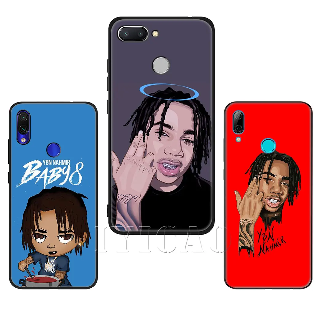 IYICAO Rapper YBN Nahmir Soft Silicone Case for Xiaomi Redmi Go S2 K20 6 Pro 8A 7 7A 6A 5A 4A 5 Plus 4X |
