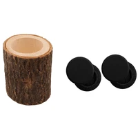 hot sv 1x wooden tree branch candle holder wood tea light candlelight dinner deco high 4 pack round bar stool covers