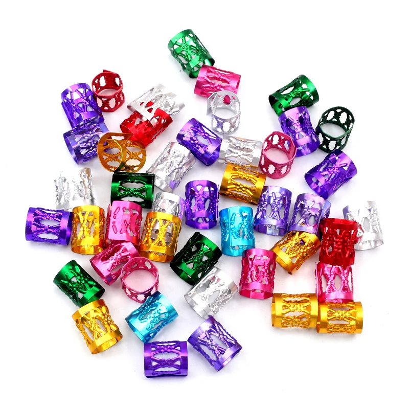 

200Pcs Mixed Colorful Copper Tube 9x7mm For Jewelry Making Tools & Accessories Jewelry Findings Handmade Ornaments Accessories