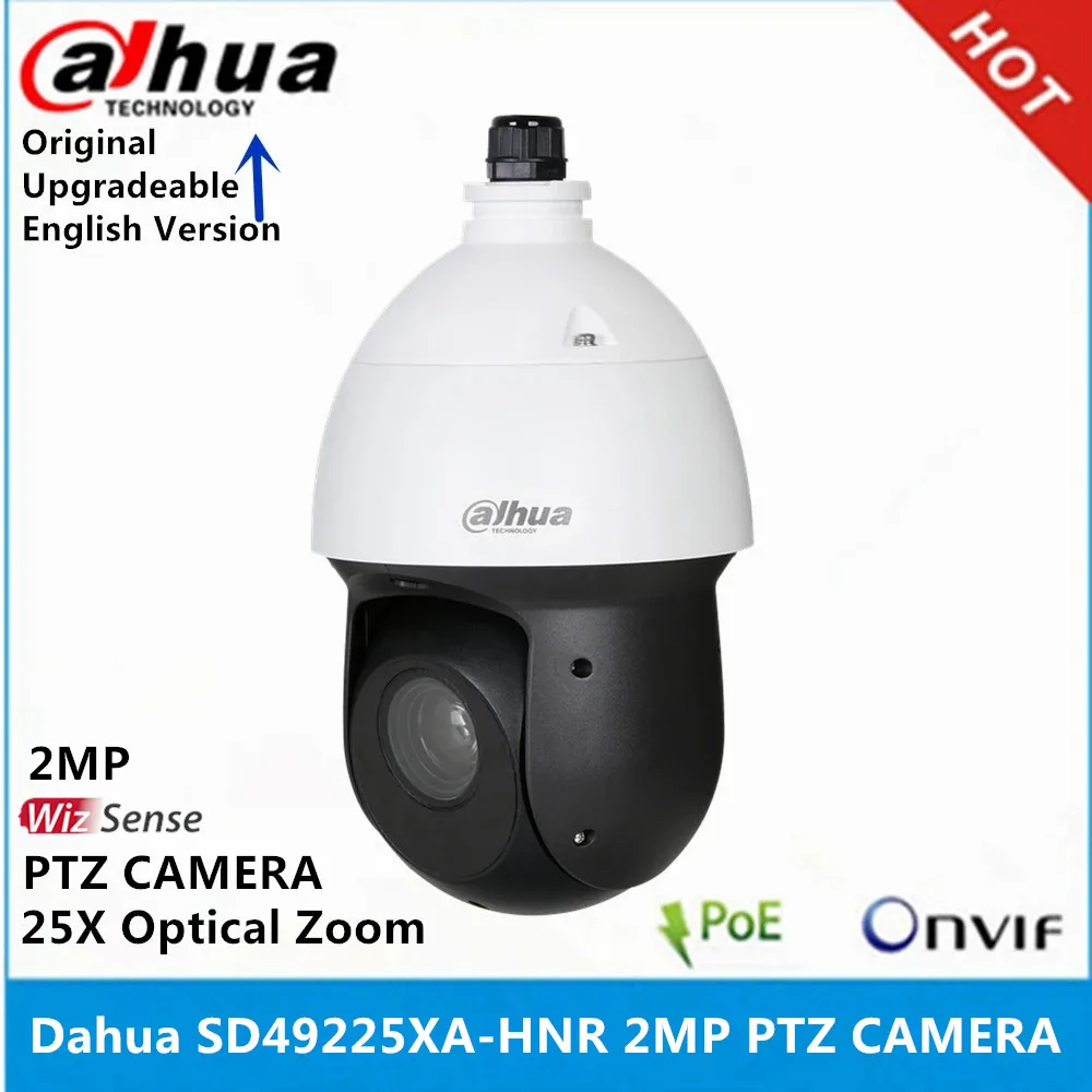 Dahua SD49225XA HNR 2MP PTZ Starlight camera 25X оптический зум IR100M WizSense Network Speed Dome Camera|starlight camera|card slotsd