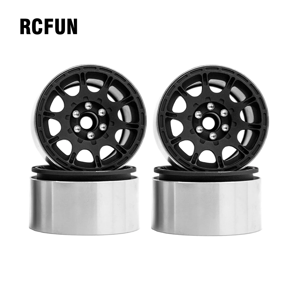 RC 4 шт. 1/10 Рок Гусеничный алюминиевый 2 Beadlock Колесные диски для осевого SCX10 RR10 Рейф