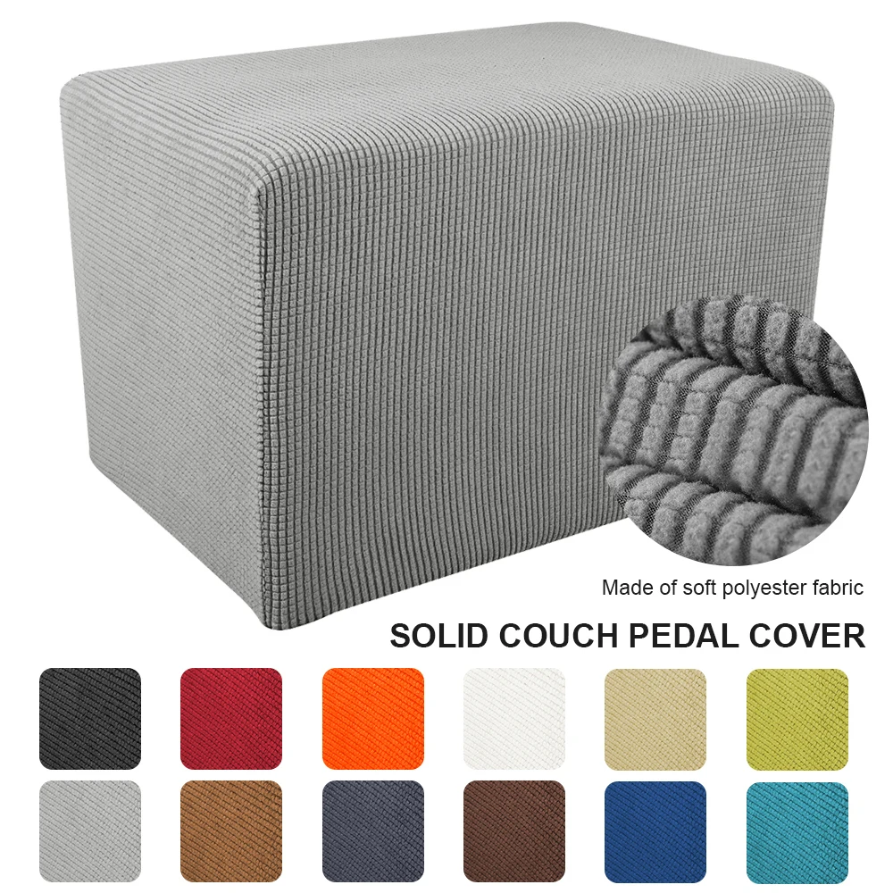 Толстый флисовый чехол для дивана Высокоэластичный однотонный гостиной
