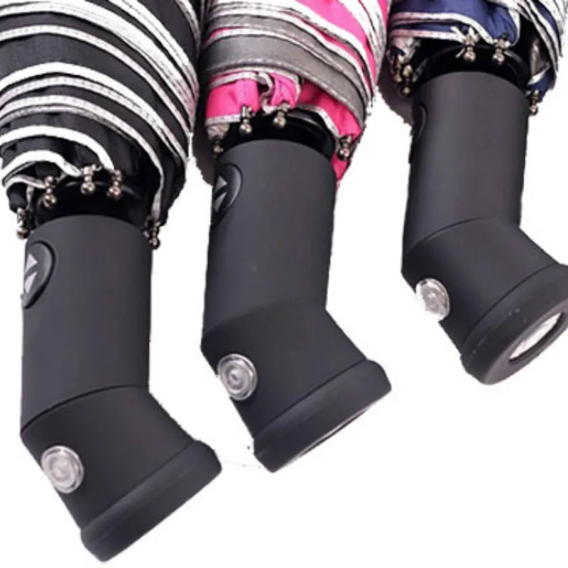 UV Protection LED Umbrella Rain Women Men Sun Mini Folding Automatic Parasol Portable Wind Resistant 60U0036 | Дом и сад