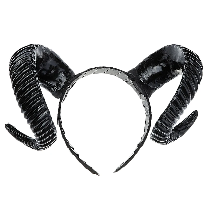 Обруч для волос с роговыми ушками обруч оленьими рогами широкая повязка