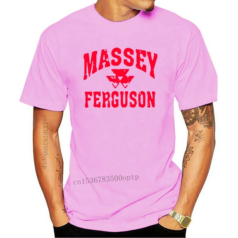 

Новая мужская футболка Massey Ferguson, серая футболка с логотипом, с круглым вырезом, хлопковый топ с коротким рукавом, мужская одежда