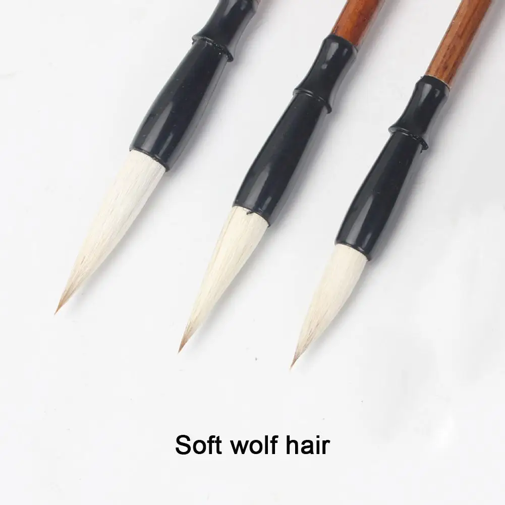 3 шт кисть для письма Акварельная Китайская каллиграфия набор кистей кисти