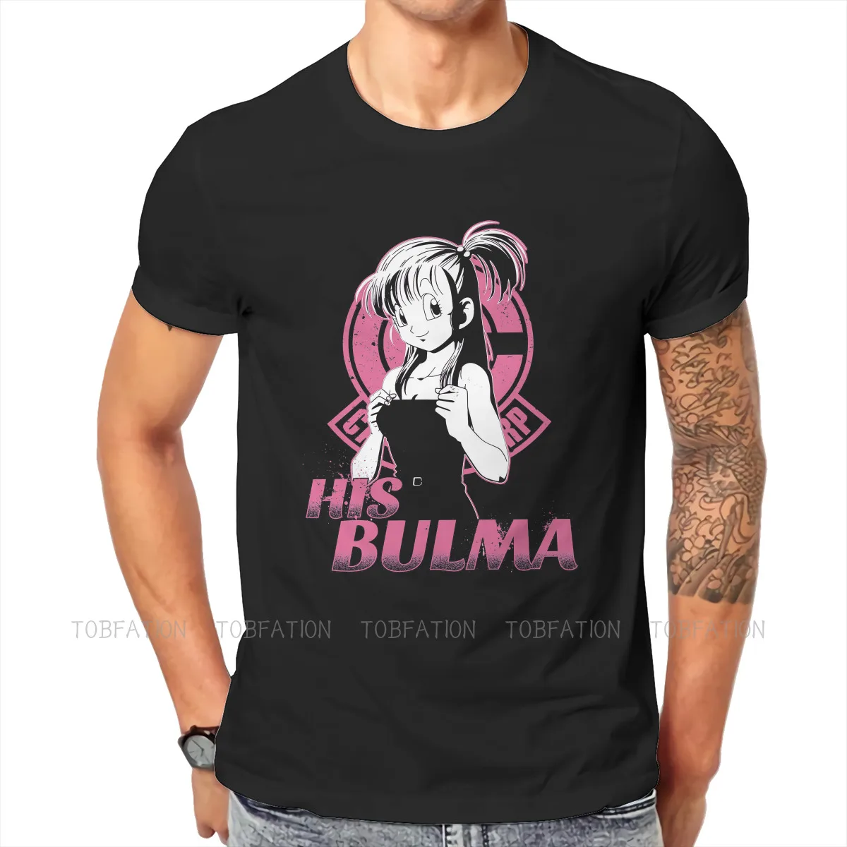 

Camiseta De Pareja Round Collar TShirt Hokage Pure Cotton Basic T Shirt Man's Tops New Design Oversized Hot Sale