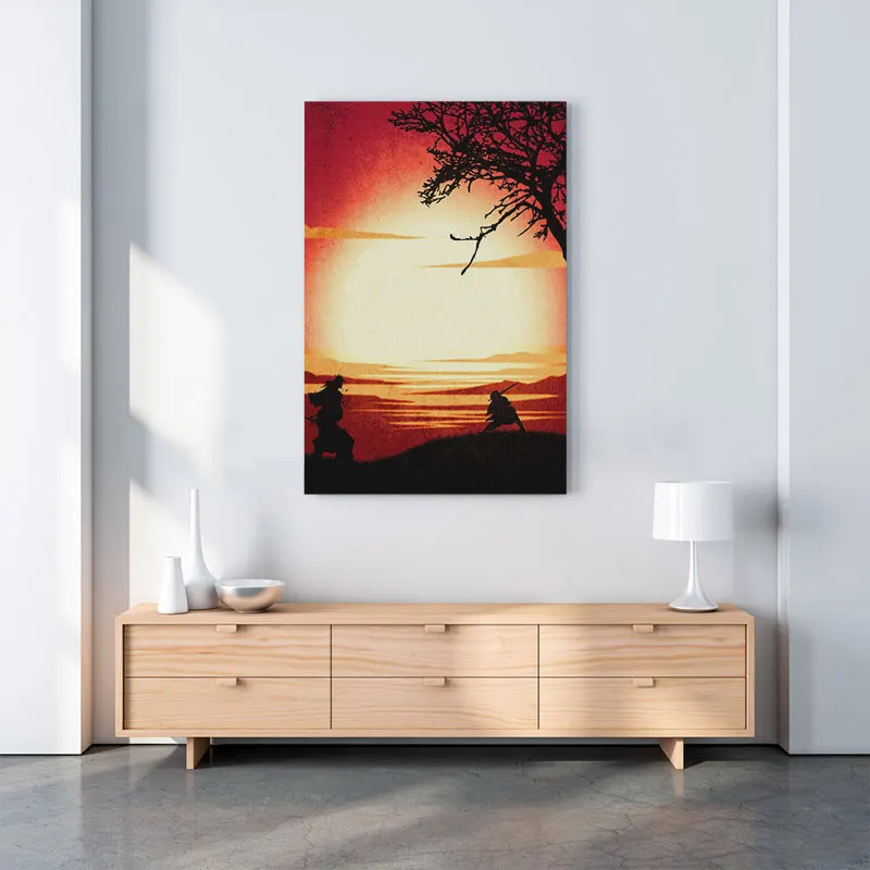 Постер манга Самурай хамплоо холст художественное украшение на стену принты для