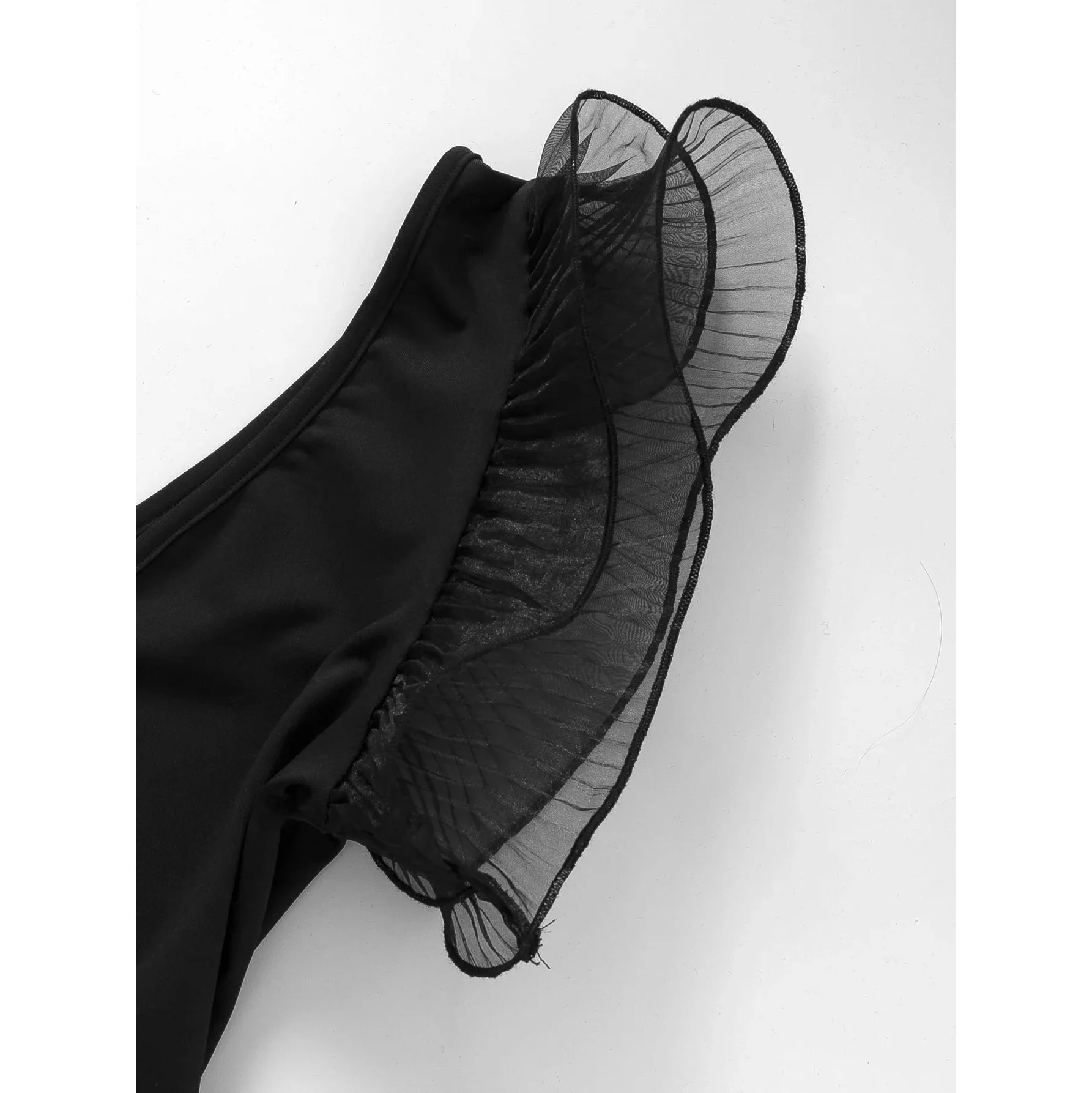 

Slim elastic ruffles bodysuit Sexy women bodycon fashion elegant ladies casual lace party sleeveless bodysuits femme tops