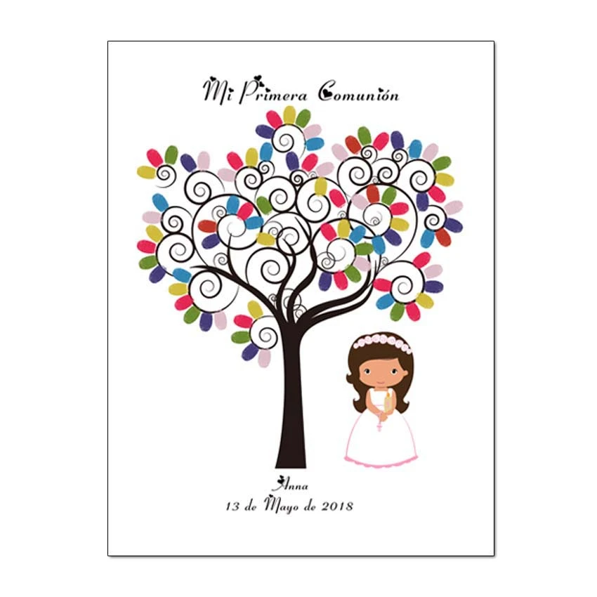 Qianxiaozhen персонализированная холщовая фотобумага гостевая книга сделай сам для