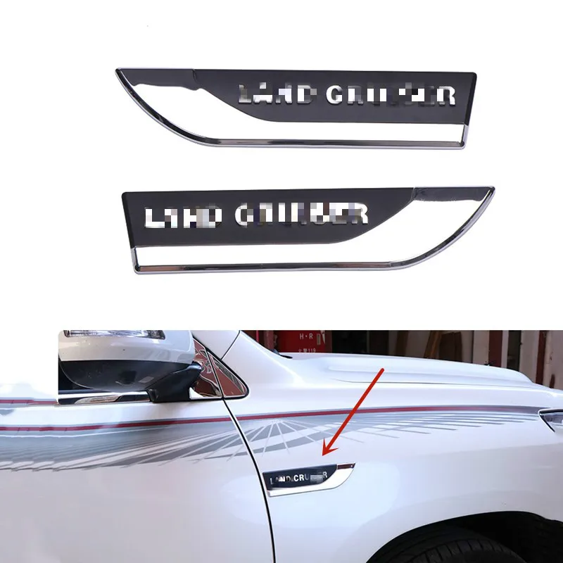 

2003-2020 FJ200 FJ150 FJ120 Side Emblem Sticker Door Fender Logo Nameplate For Toyota Land Cruiser 200 Prado 150