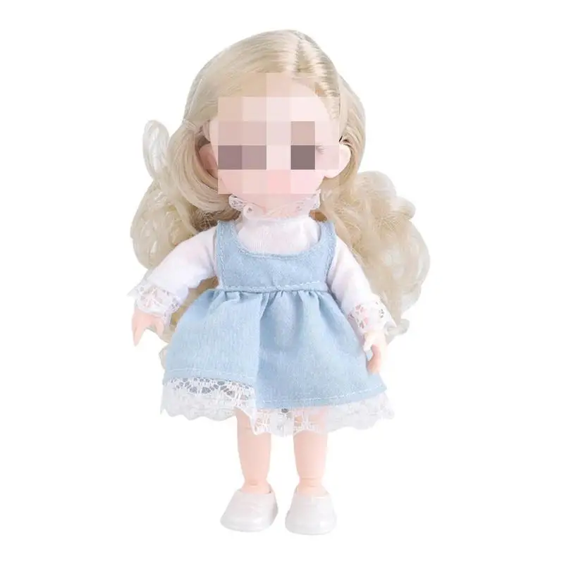 

Милые аксессуары для одежды мультяшных кукол OB11 платье костюм юбка платье с капюшоном для модели Рождественский подарок для девочек 4 на вы...