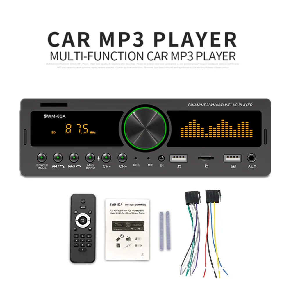 LaBo 1 DIN автомобильный Радио двойной экран Bluetooth Мультимедиа MP3 плеер AUX/USB/GPS/FM