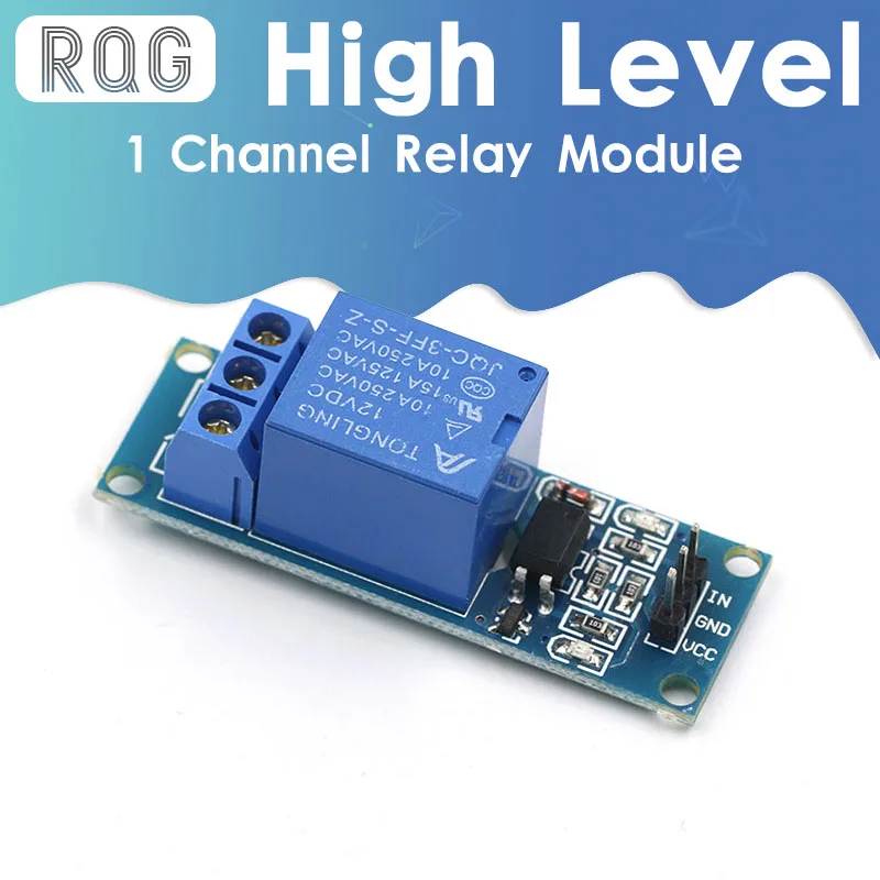 1 Channel 12V relay module with optical coupling isolation MCU expansion board high / level trigger | Обустройство дома