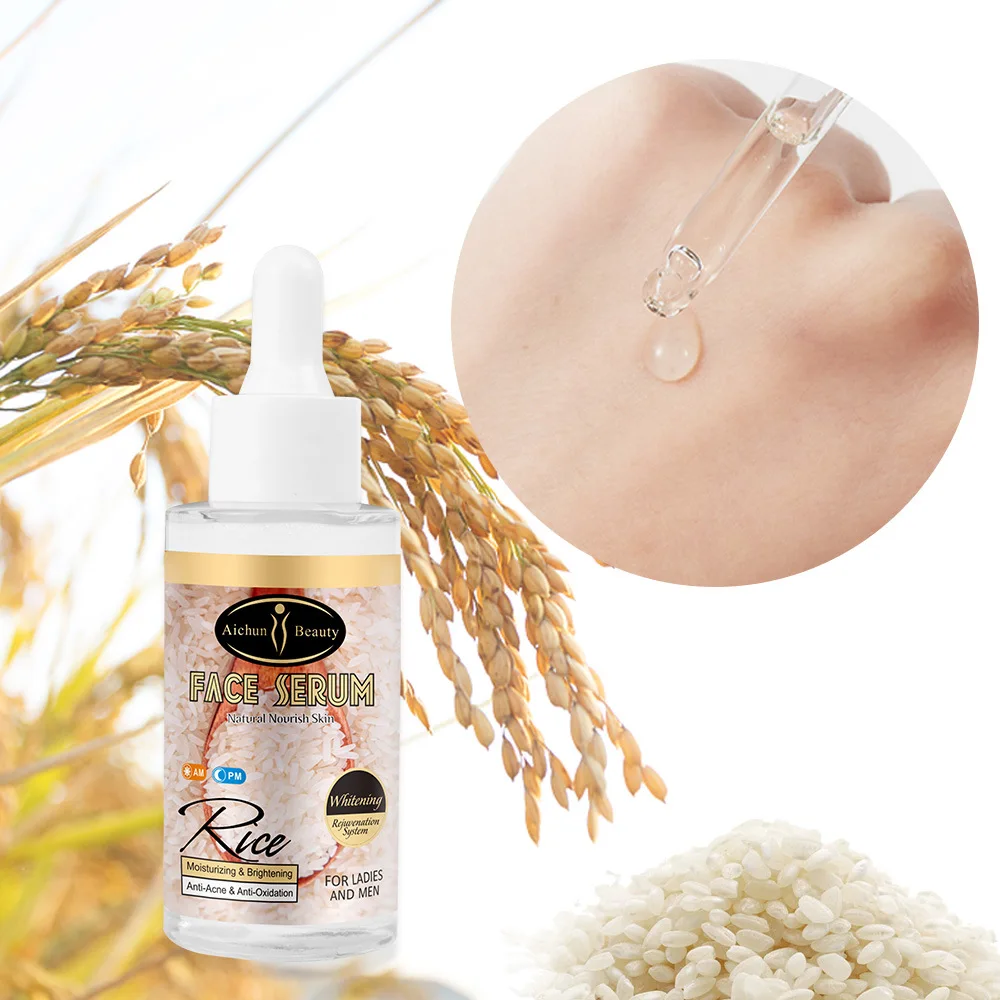 

40ml Rice Face Serum Natural Nourish Skin Effectively Absorbs Free Radicals From The Body Activates Skincells Remove Melanin