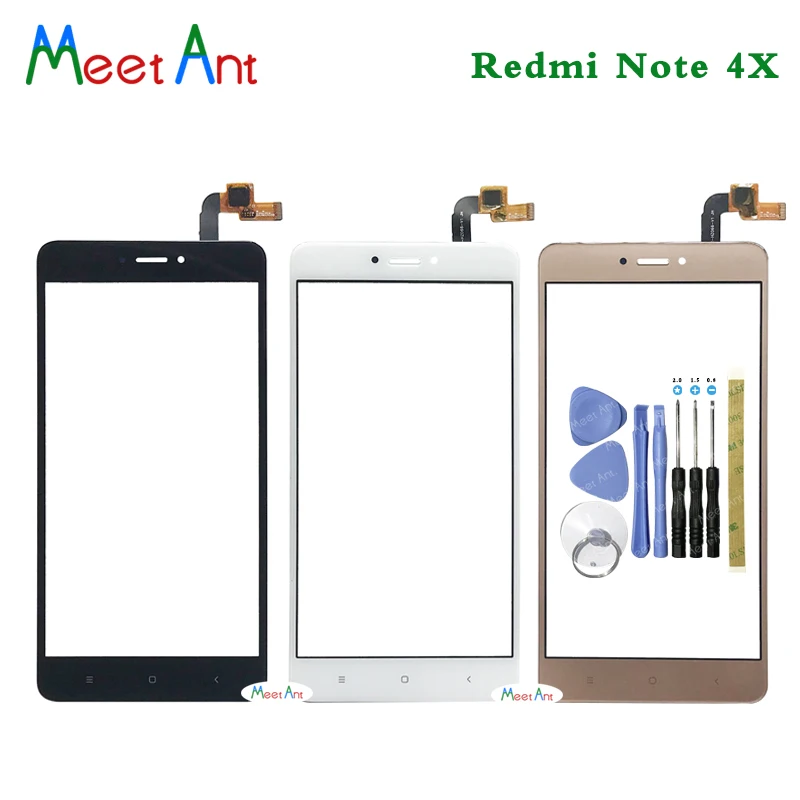 Сенсорный экран 5 дюйма для Xiaomi Redmi Note 4 / 4X дигитайзер сенсорного экрана внешнее