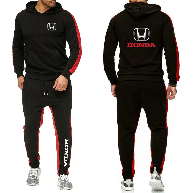 

Men's Sports Suit Honda Brand Logo Hip Hop Hoodie Sportswear Suit Casual Men 2021 Spring And Autumn New Products Jersey