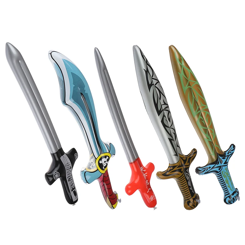 1 шт. Детские садовые игрушки детские пиратские мечи форма аниме надувные подарки