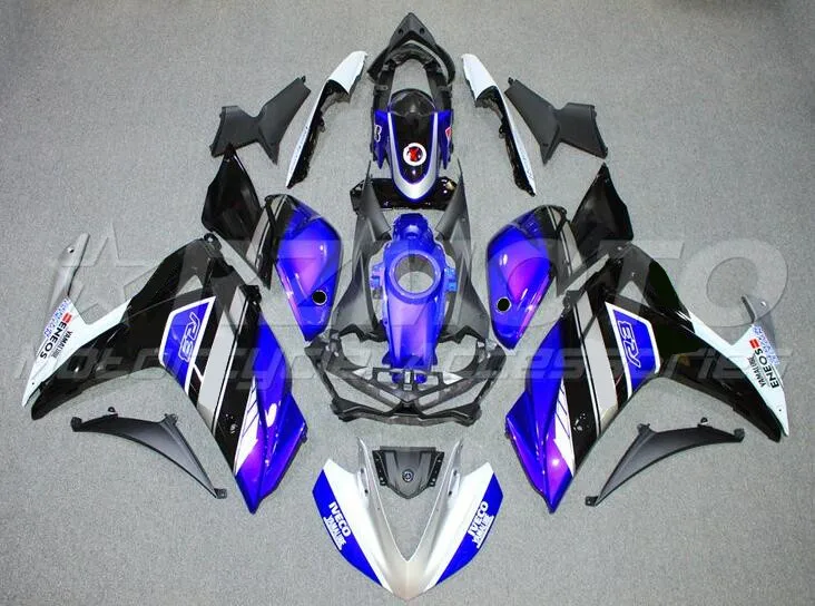 

Новинка, комплект обтекателей из АБС-пластика для мотоцикла, подходит для R3 R25 2015 2016 2017 2018 15 16 17 18, комплект обтекателей Bodkwork под заказ, голубо...