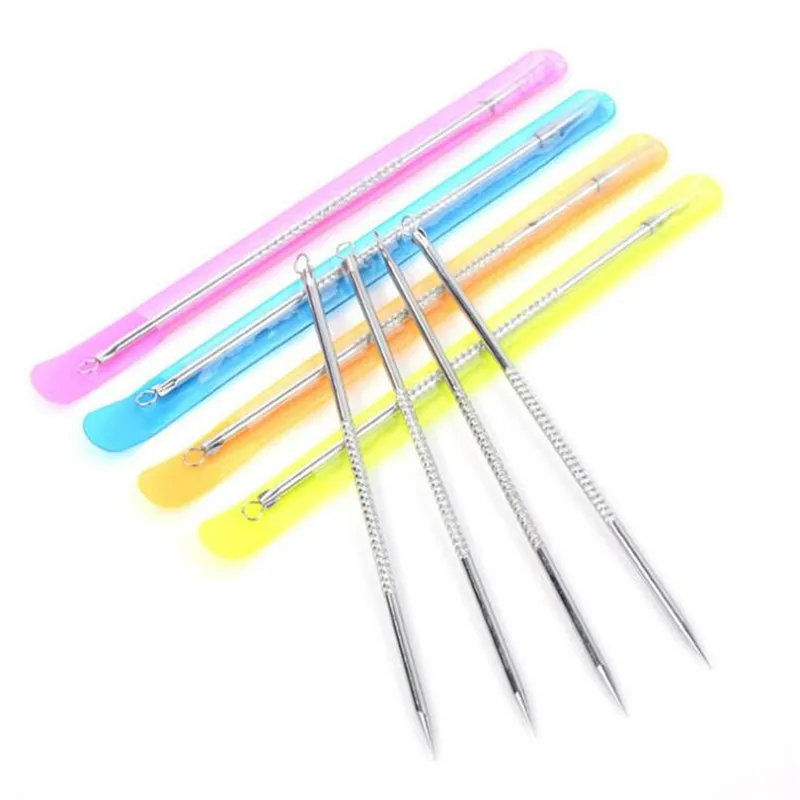 Инструмент для удаления чёрных точек и комедонов на лице нержавеющая сталь иглы