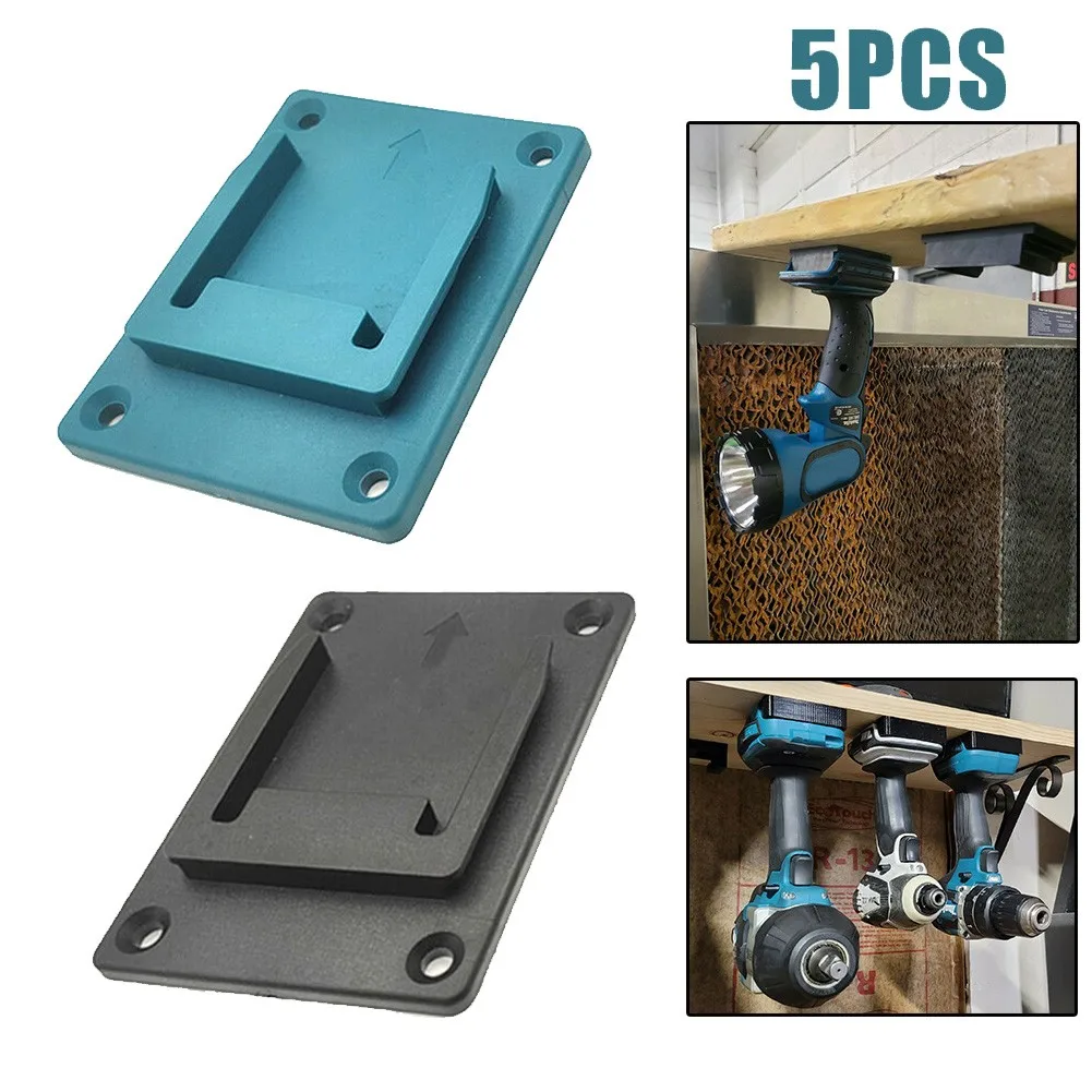 

Promotion 5 Packs Tool Holder Hanger Dock Mount For Bosch & Makitas 18V Cordless Drill Tools Hanger New Hot High Quality