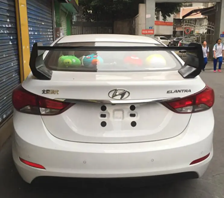 Спойлер для HYUNDAI Elantra 2012-2015 спойлер из высококачественного АБС-материала заднего