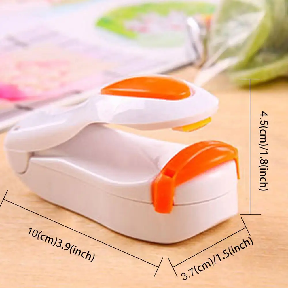 

Portable Heat Sealer Plastic Bag Storage Packet Mini Sealing Machine Handy Sealers Easy Resealer for Food Snack Kitchen Gadgets