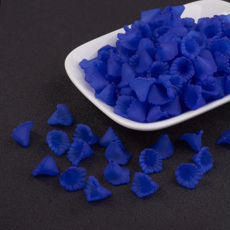 RoyalBlue Прибл. 1900 шт/500 г матовый цвет, окрашенные прозрачные акриловые бусины для самостоятельного изготовления ювелирных изделий, поделки, декорации 12x12x1,5 мм, отверстие: мм - Цвет: RoyalBlue
